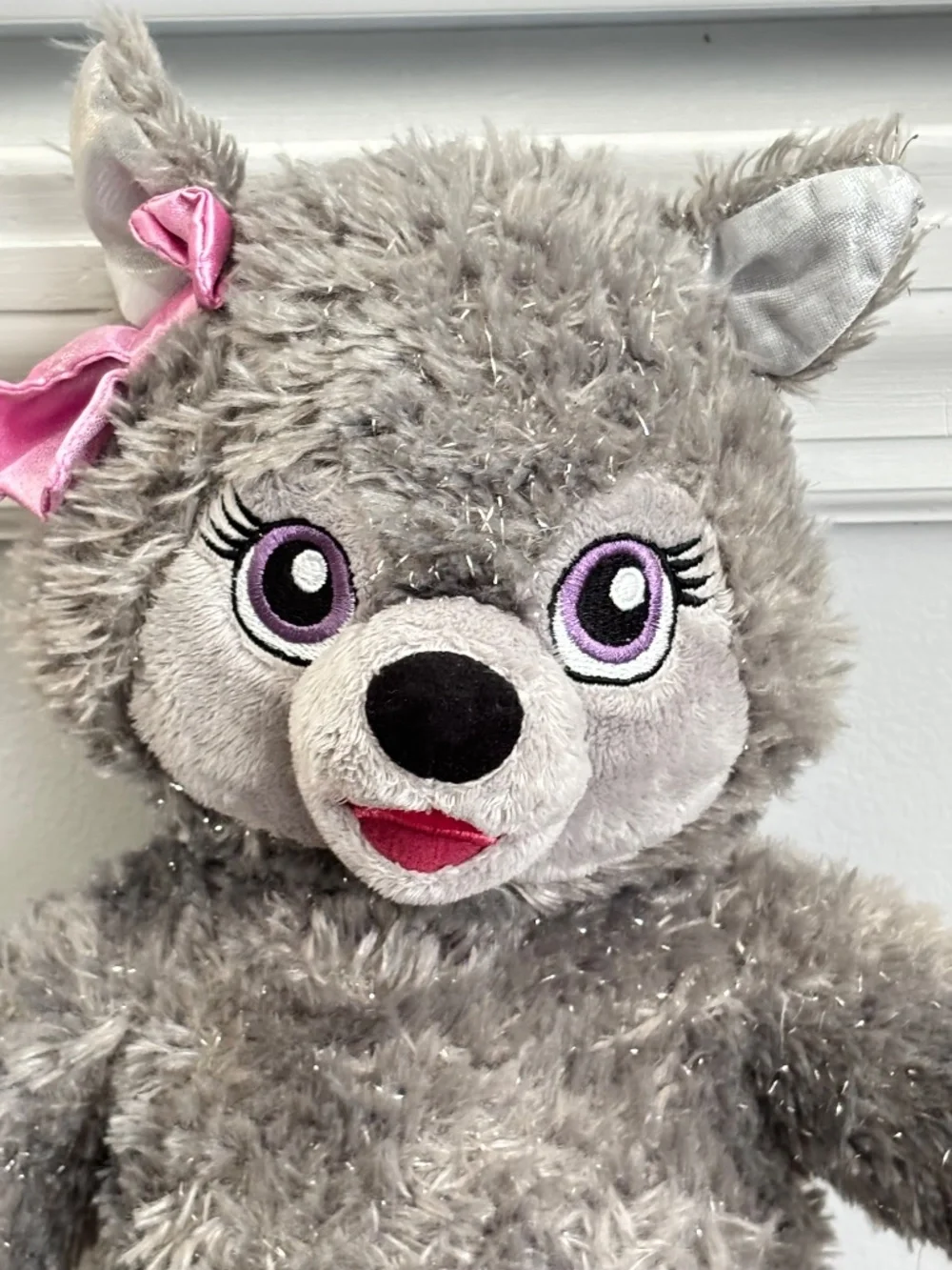 Build a Bear VIOLET THE WOLF 25th Anniversary Plush Stuffed Toy Great Wolf Lodge